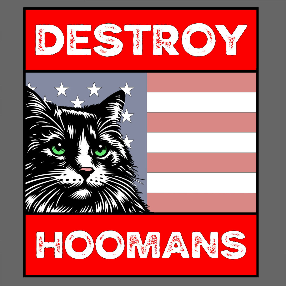 Cats Destroy Hoomans - BC3001